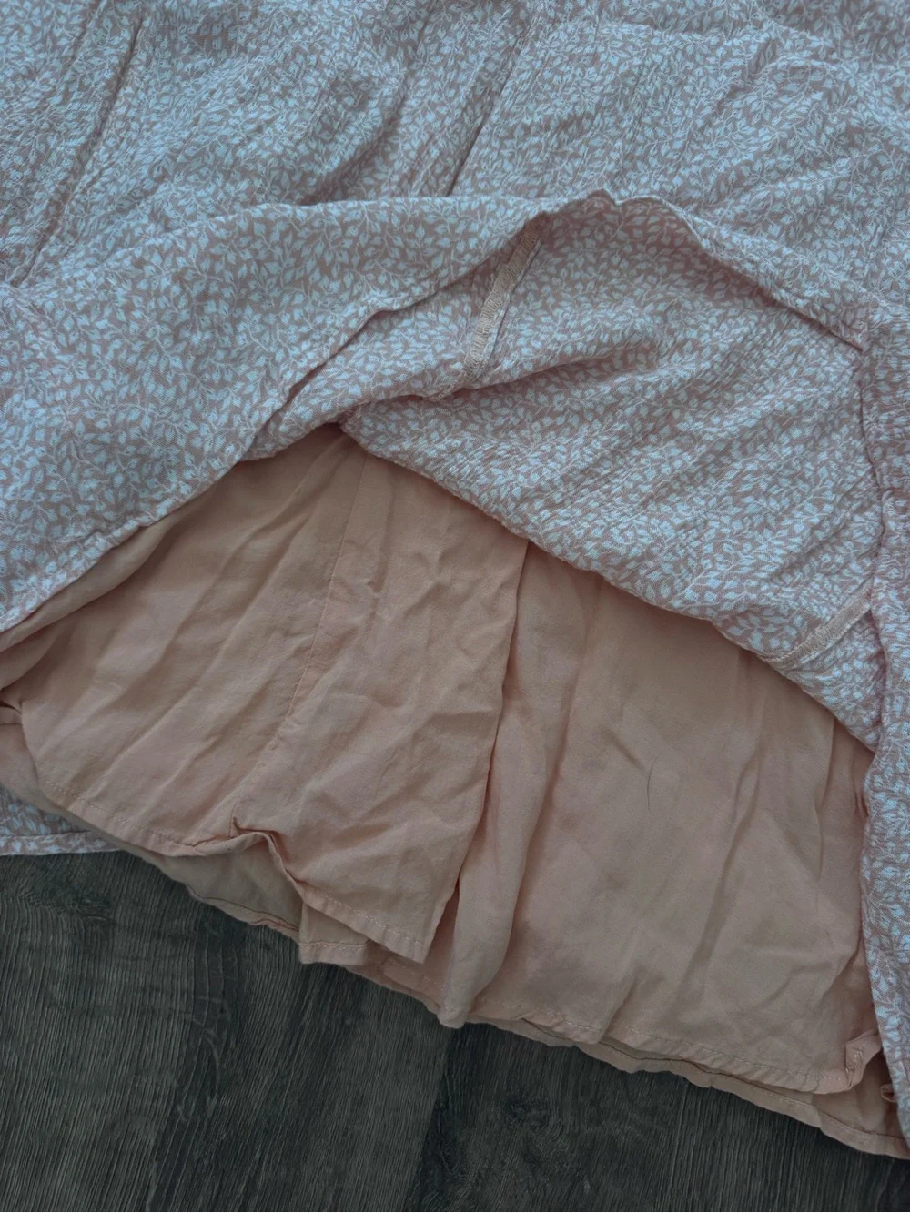 Abercrombie & Fitch Pale Pink Printed Maxi Dress